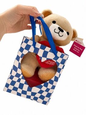 🧸 2/$45 NWT Daycare / School Year Teacher Gift Plush Bear Gift Bag